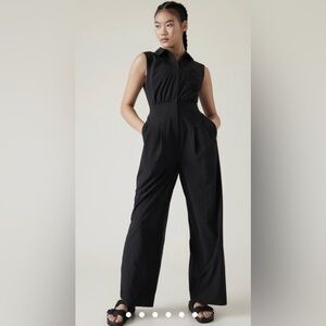 Athleta Black Brooklyn Wide leg Jumpsuit